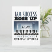 BOSS UP T-Shirt 招待状 (スタンド正面)