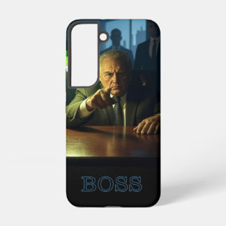 Boss w text Samsung S22 phone case Samsung Galaxy S22ケース