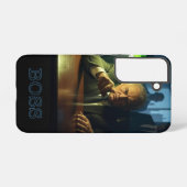 Boss w text Samsung S22 phone case Samsung Galaxyケース (裏面横)