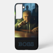 Boss w text Samsung S22 Plus phone case Samsung Galaxyケース (裏面)