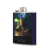 Boss w text wrapped flask フラスク (左)