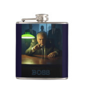 Boss w text wrapped flask フラスク (正面)