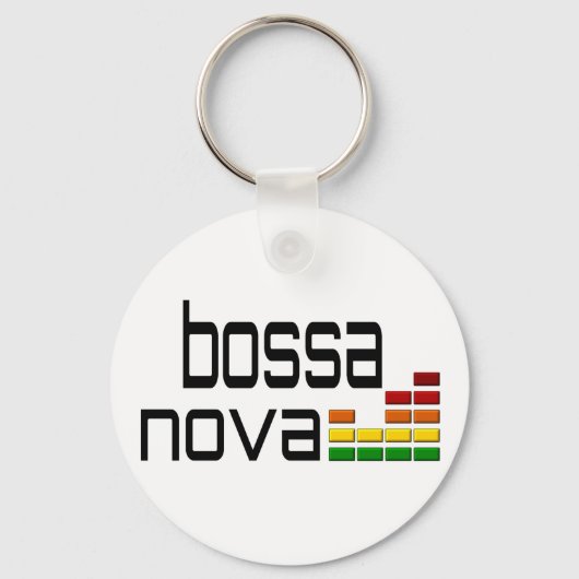 Bossa Nova Music with Stereo Equalizer キーホルダー (正面)