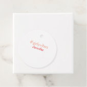 Bossbabeハッシュタグライトピンク追加name girlボス フェイバータグ (インサイチュ)