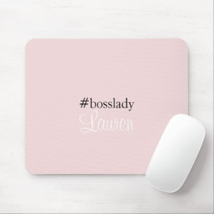 #Bosslady  ピンク  書道  名前をカスタムする マウスパッド