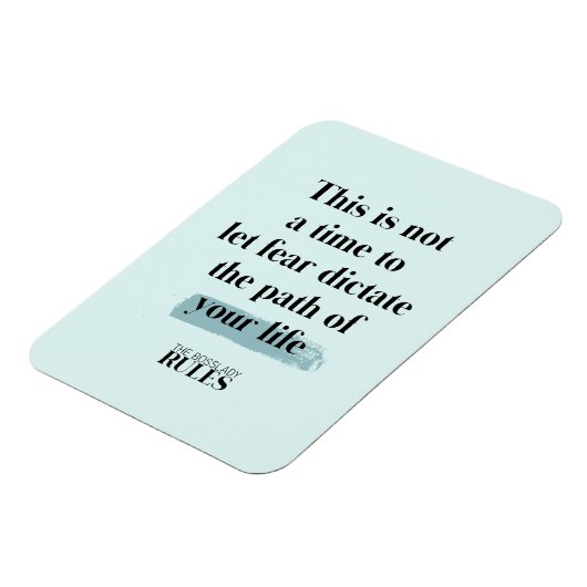 BossLady Rules女性起業家 やる気を起こさせる マグネット (左側)