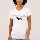 Bossy Dachshund Shirt  Tシャツ (正面)