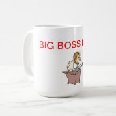 BossYellingPhoneの最高責任者の人!! コーヒーマグカップ (正面左)
