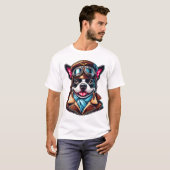 Bostieパイロットデザイン Tシャツ (正面フル)