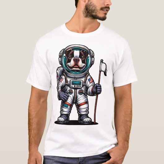Bostie Astronaut  Tシャツ (正面)