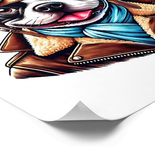 Bostie Pilot Design ポスター (角)