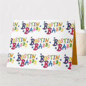 BOSTIN BABBYブラックカントリーワード新生児カード カード (正面)