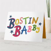 BOSTIN BABBYブラックカントリーワード新生児カード カード (正面)