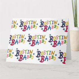 BOSTIN BABBYブラックカントリーワード新生児カード カード