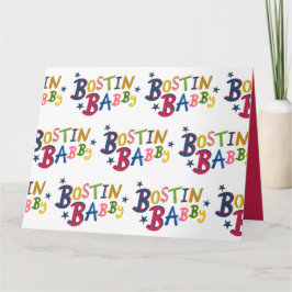 BOSTIN BABBYブラックカントリーワード新生児カード カード
