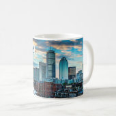 Bosto Coffee Mug Massachusetts City Skyline Gift コーヒーマグカップ (正面右)
