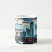 Bosto Coffee Mug Massachusetts City Skyline Gift コーヒーマグカップ (中央)