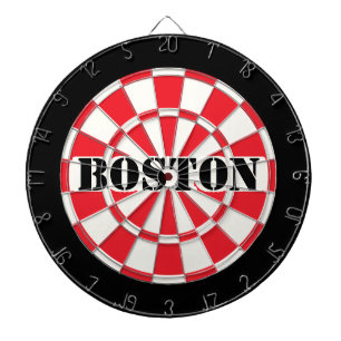 BOSTON 赤 黒 白 ダーツボード