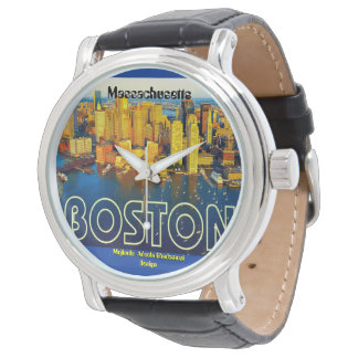 boston 2, Massachusetts - Customized 腕時計