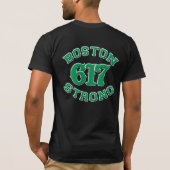 BOSTON 617 STRONG 3Dパッチ Tシャツ (裏面)