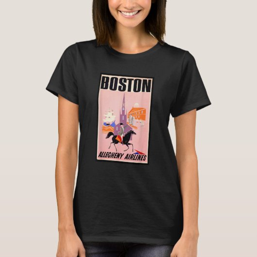 Boston American History Paul Revere Massachusetts  Tシャツ (正面)