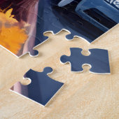 Boston Autumn Fall Foliage Watercolor ジグソーパズル (側面)