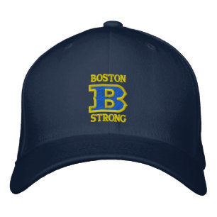 BOSTON B STRONG EMBROIDED CAP RIBBON版 刺繍入りキャップ