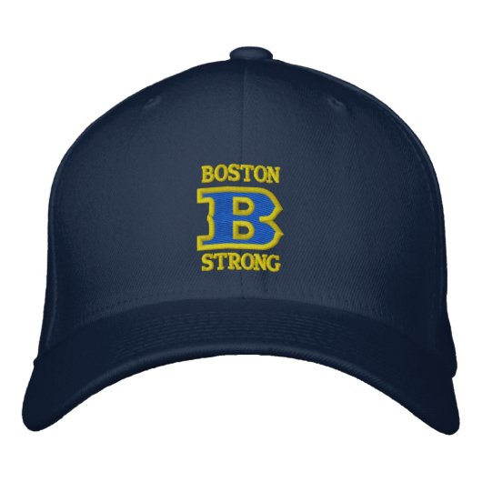 BOSTON B STRONG EMBROIDED CAP RIBBON版 刺繍入りキャップ (正面)