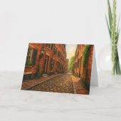 Boston Beacon Hill Watercolor Card カード (正面)
