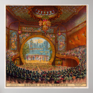 Boston Bijou Theatre Extra Large Poster ポスター