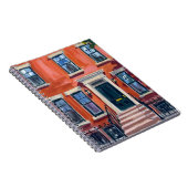 Boston Brownstones Massachusetts Watercolor ノートブック (右側)