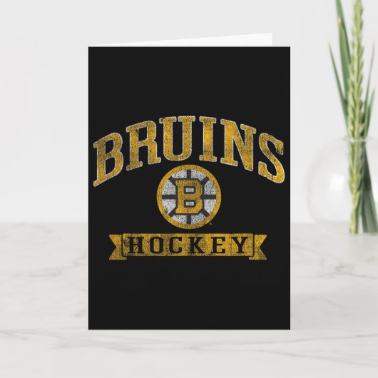 Boston Bruins Vintage Hockey Dark Heather Nhl  カード (正面)
