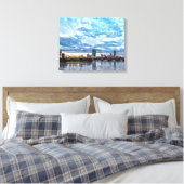 Boston Canvas Printハート キャンバスプリント (インサイチュ (寝室))