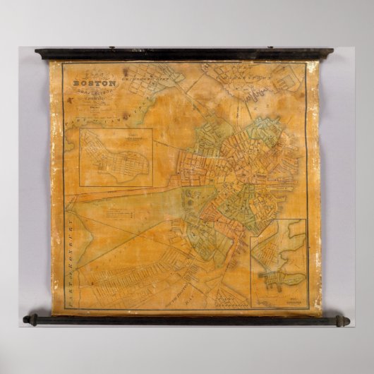 Boston, Charlestown, Cambridge, Massachusetts ポスター (正面)