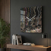 Boston City Lights スクエア壁時計