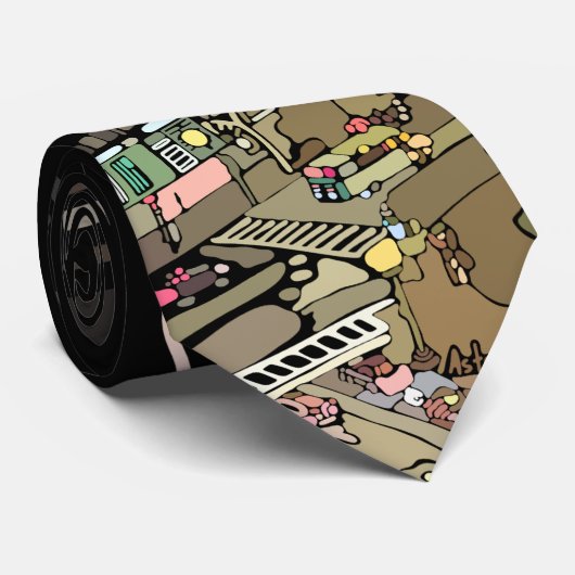 Boston City Lights ネクタイ (ロール)