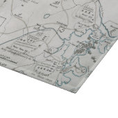 BOSTON-CONCORDの地図1775年 カッティングボード (角)