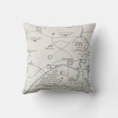 BOSTON-CONCORDの地図1775年 クッション (裏面)