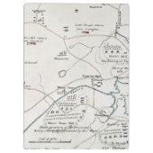 BOSTON-CONCORDの地図1775年 クリップボード (裏面)