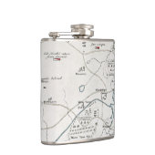 BOSTON-CONCORDの地図1775年 フラスク (右)