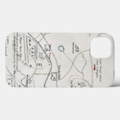 BOSTON-CONCORDの地図1775年 Case-Mate iPhoneケース (裏面 (横))