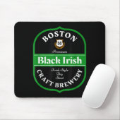 Boston Craft Brewery Boston Black Irish Stout Nove マウスパッド (マウス)
