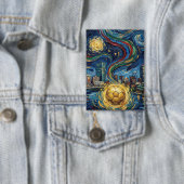 Boston Football Art 2026 Skyline Stadium Design 缶バッジ (インサイチュ)