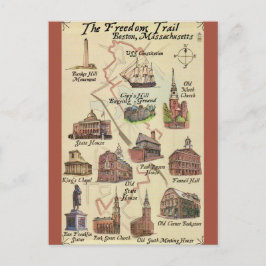 Boston Freedom Trail Postcard ポストカード