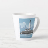 Boston Lighthouse カフェラテマグ (右アングル)