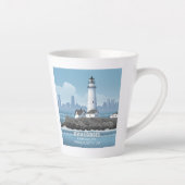 Boston Lighthouse カフェラテマグ (右)