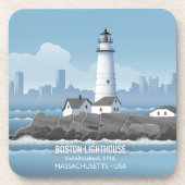 Boston Lighthouse コースター (正面)