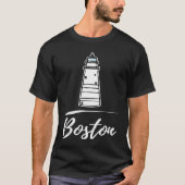 Boston lighthouse Massachusetts Tシャツ (正面)