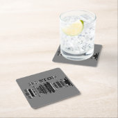 Boston logo スクエアペーパーコースター (インサイチュ)