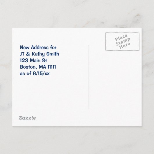 Boston MAへの移行ヴィンテージの変更 案内ポストカード (裏面)